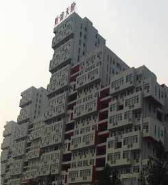 [鄭州真石漆]富士康冠達(dá)花園個(gè)性設(shè)計(jì)，只用超前單彩真石漆